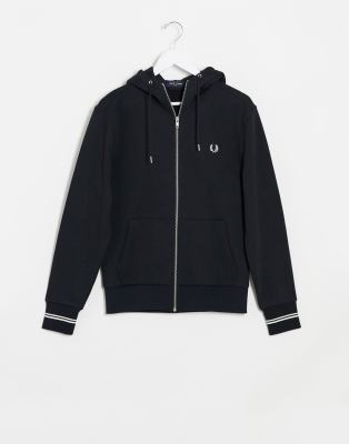 fred perry zip up hoodie