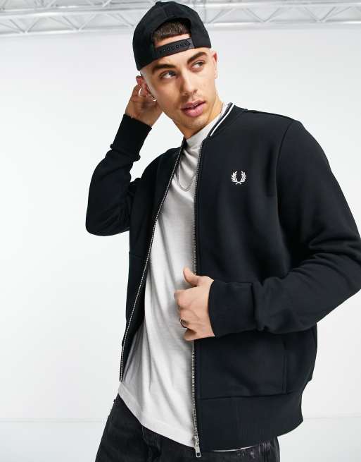 Fred perry bomber outlet neck sweatshirt