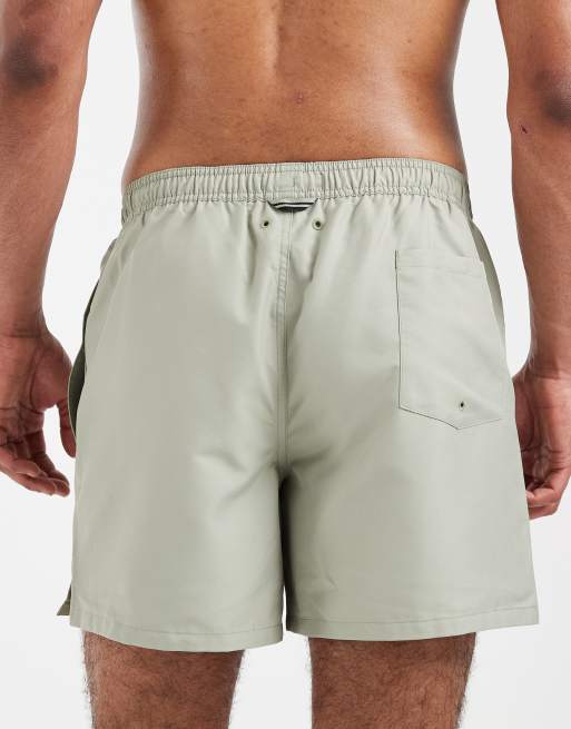 Fred Perry - Zwemshort met trekkoord en logo in lichtgroen, 5 van 5