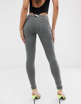 Freddy WR.UP shaping effect mid rise snug stretch push up jegging-Grey