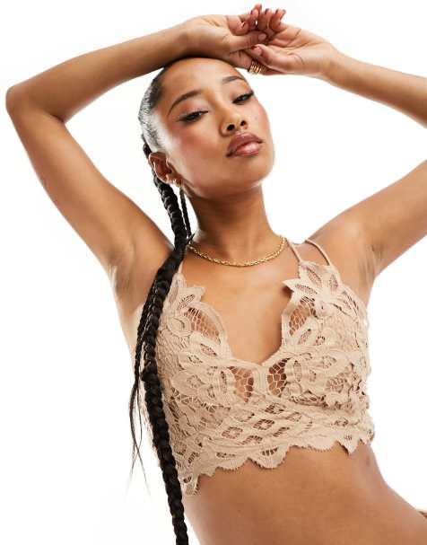 Free People Bralette Adella Charcoal – Urban Nest