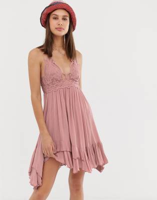 adella slip lace dress