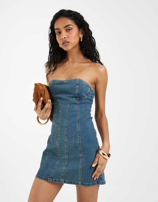 free people blue dress mini Waterfall Sequin Dress