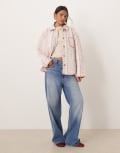 [Free People] Free People Alexie jacket in ivory floral combo-White XS IVORY
