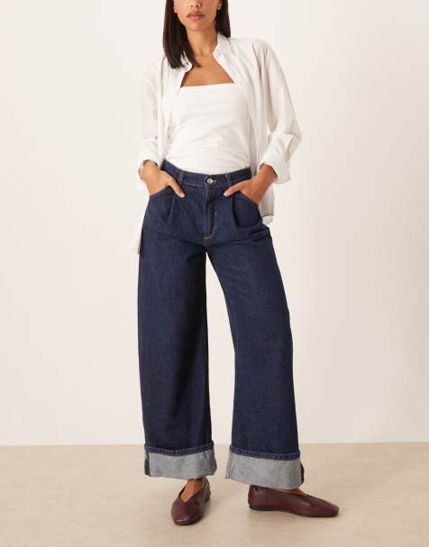 Free People Alila wide leg jean in hawthrone blue - view 1