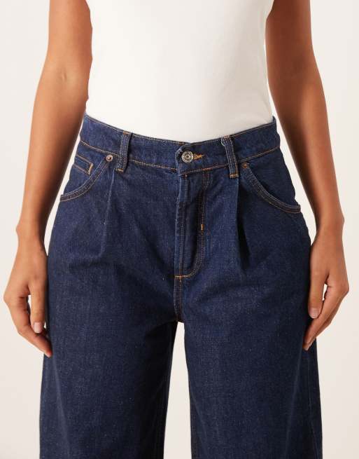 Free People Alila wide leg jeans in hawthrone blue, 5 of 5