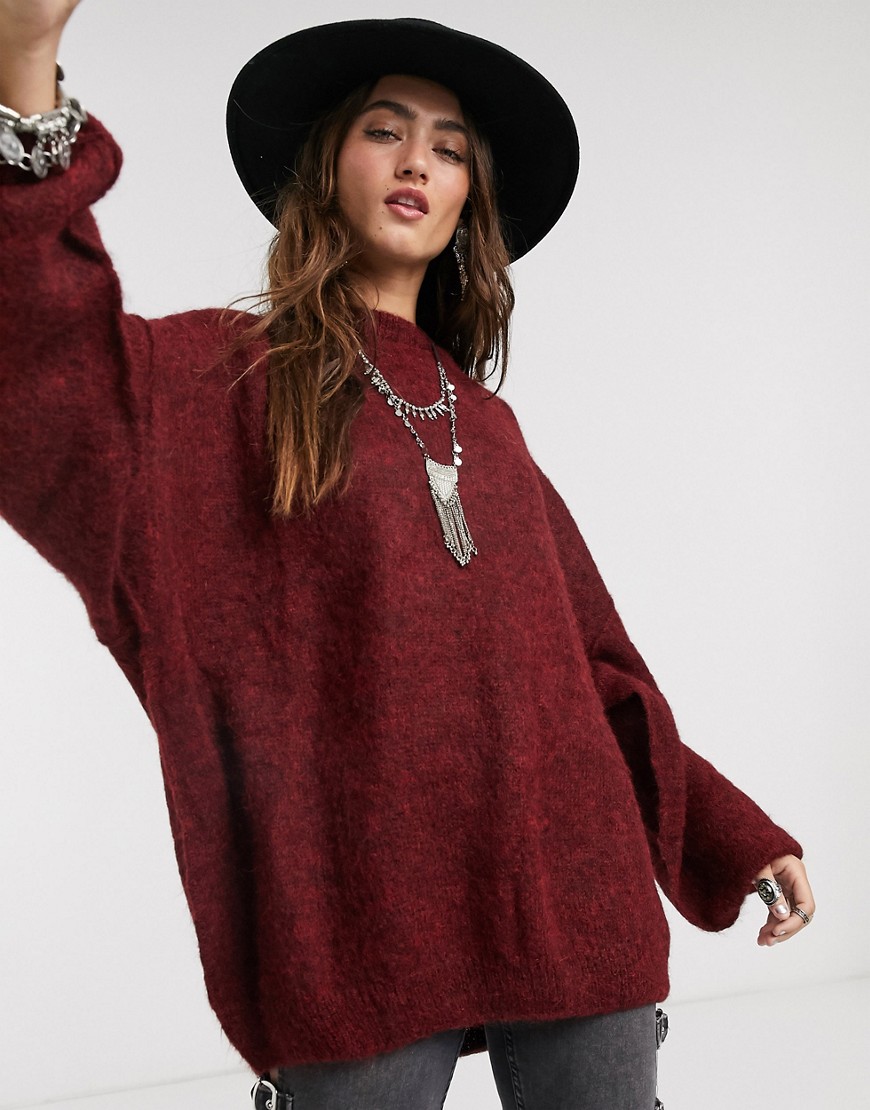Free People - angelic - Lilla pullover-Hvid