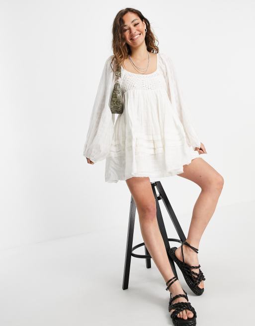 Free people smock dress best sale