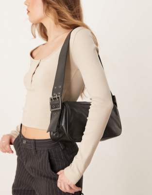 Free People Arm Candy Leather Shoulder Bag