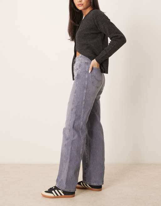 Free People - Aster - Jean droit - Ardoise, 2 de 5