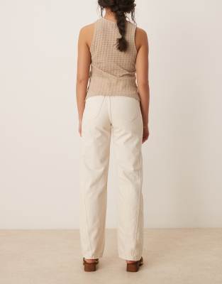 FREE PEOPLE ASTER STRAIGHT LEG JEANS 