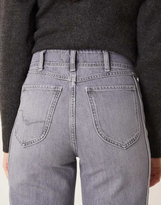 Free People aster straight leg jeans in slate | ASOS