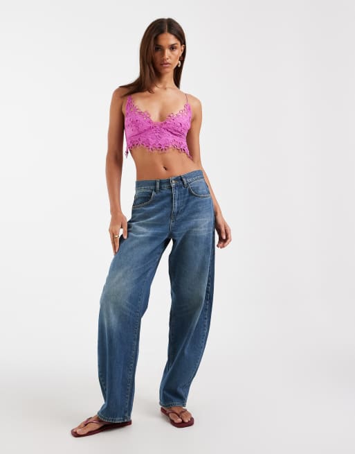 Free People Asteria bralet in orchid, 2 of 4
