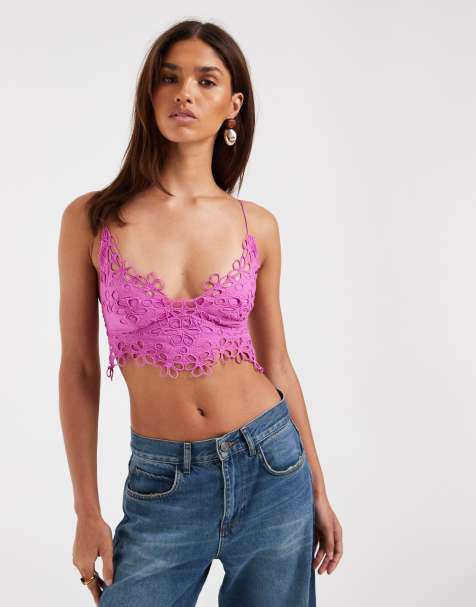 Free People asteria bralette in orchid - view 1