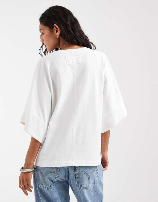 Free People Atlas dolman oversized top in clean ivory, 4 of 4