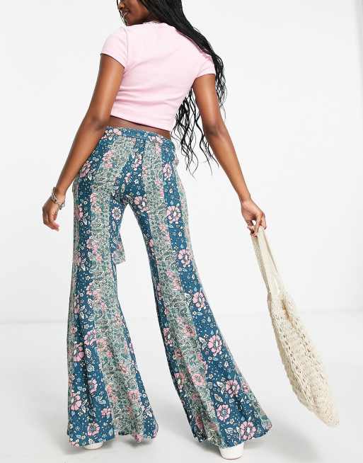 Bohemian flared trousers hotsell