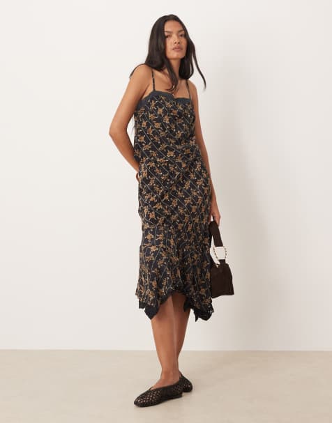 Free People bali sweet escape skirt in black combo co-ord - BLACK - view 1