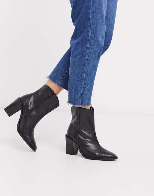 Free people sale black booties