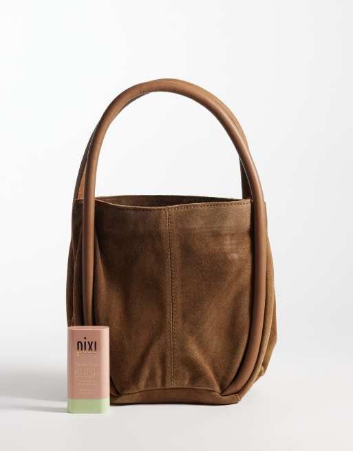 Free People Barlow bucket bag in cognac, 2 of 4