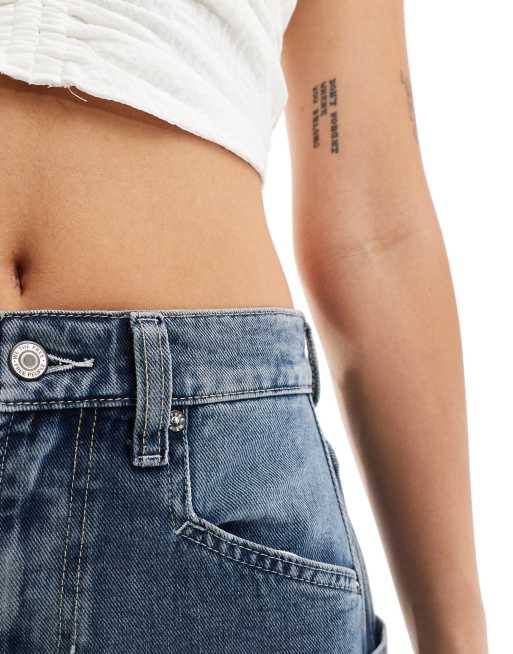 Free People – Baryłkowe jeansy w kolorze indygo, 3 z 5