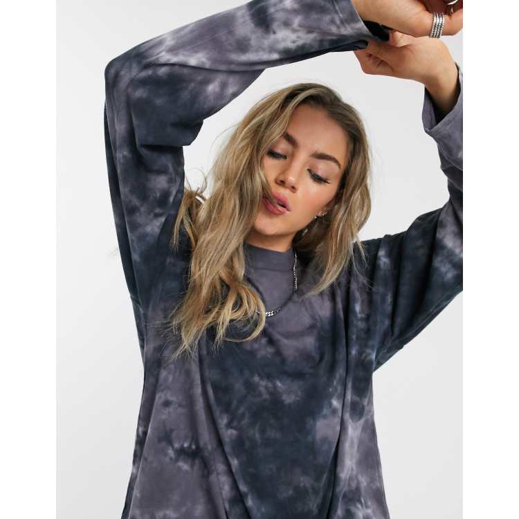 Free People be free tie dye long sleeve t shirt in multi ASOS