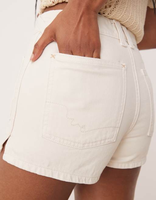Free People - Bettie - Short ajusté en denim - Ivoire, 2 de 5