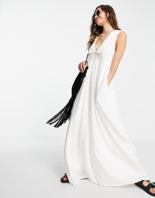 White jumpsuit hot sale free people