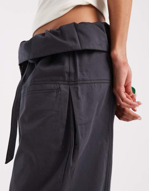 Free People – Bleksvarta fiskarbyxor, 4 av 5