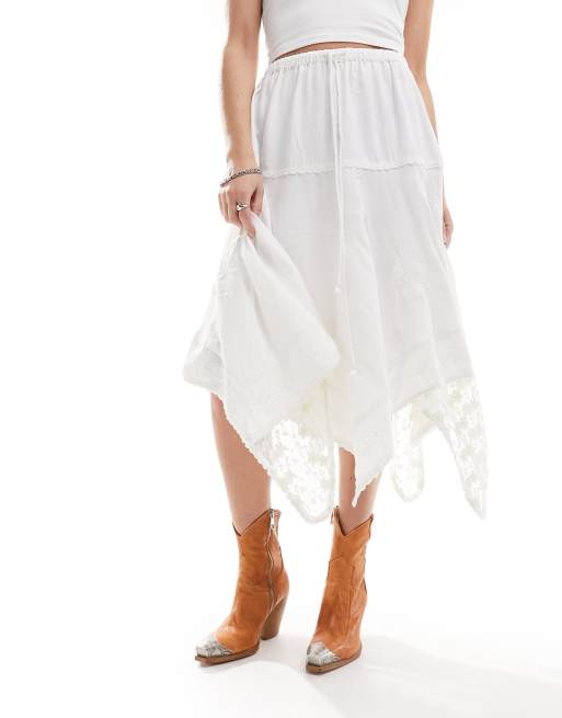 Free People Brayden leather western boots with toecap in deep tan | ASOS