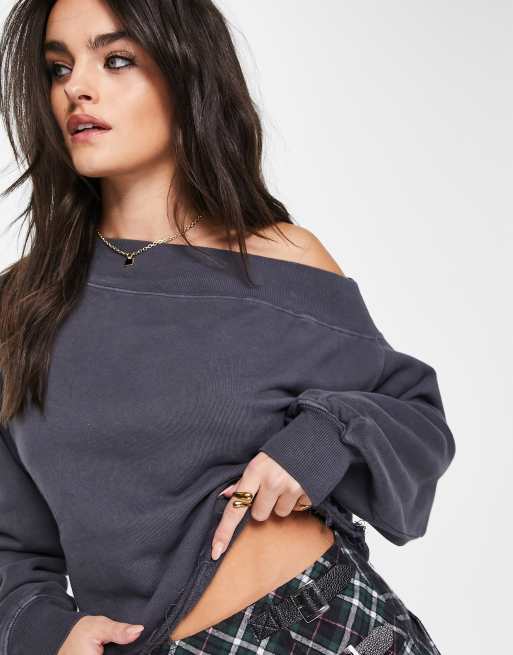 Free people shop oversized sweatshirt