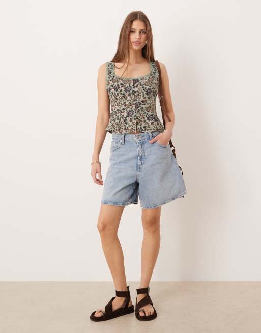 Free People – Bridgette – Korsett-Oberteil in Schwarz-Kombi, 2 von 4