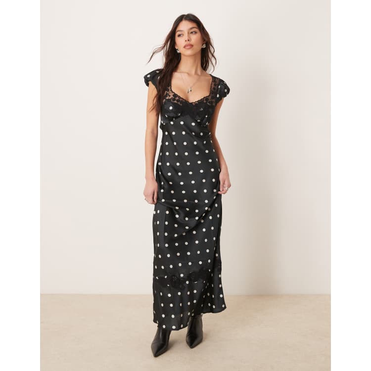 free people blue polka dot dress Free People Ruched Red Polkadot Mini Dress (Size Medium) main image 0