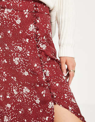 free people button down skirt