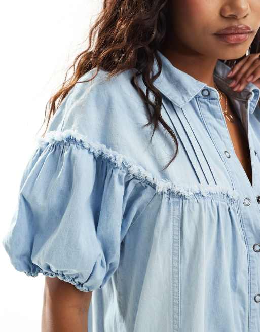 Free people button down dress best sale