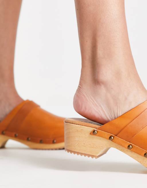 Free people best sale wooden clogs