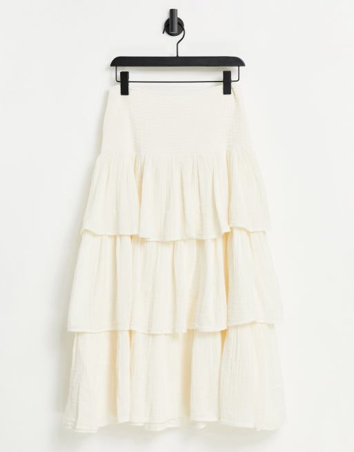 Free People - Can't Stop The Spring - Gelaagde midirok, 2 van 4