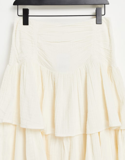 Free People - Cant Stop The Spring - Jupe mi-longue à volants, 4 de 4