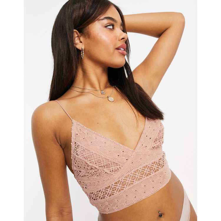 Free People Carina Bralette - White Bralette - Eyelash Lace Bra - Lulus