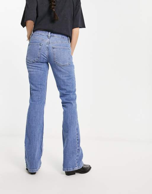 Free People Carmen flare jeans in indigo blue