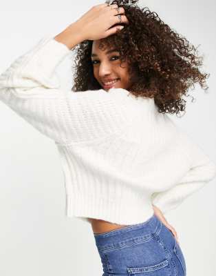 slouchy knit jumper