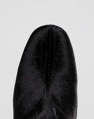 free people cecile velvet ankle boot