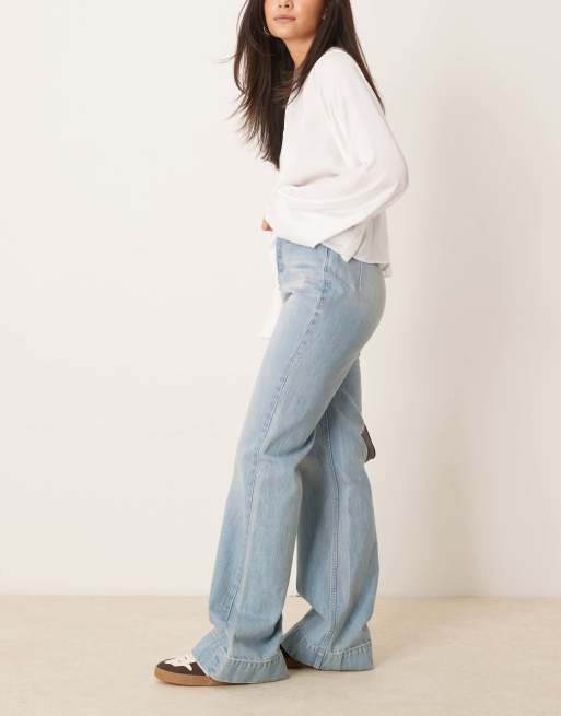 Free People - Cerine - Jeans bootcut vestibilità comoda blu chiaro, 2 di 5