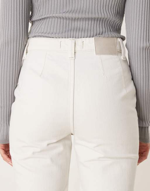 Free People cerine relaxed bootcut jeans in ecru, 4 of 5