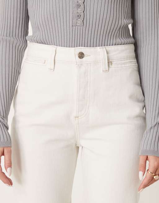 Free People cerine relaxed bootcut jeans in ecru, 5 of 5