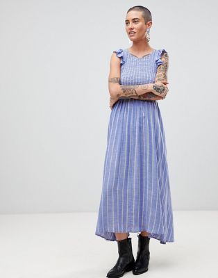 free people chambray butterfly dress