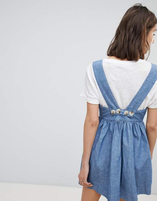 Free people chambray on sale dress