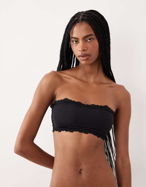 Free People - Charlie - Bandeau-bh in zwart - view 1