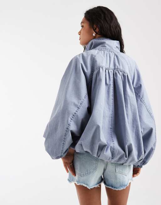 Free People Chelsea jacket in flint stone, 4 of 4