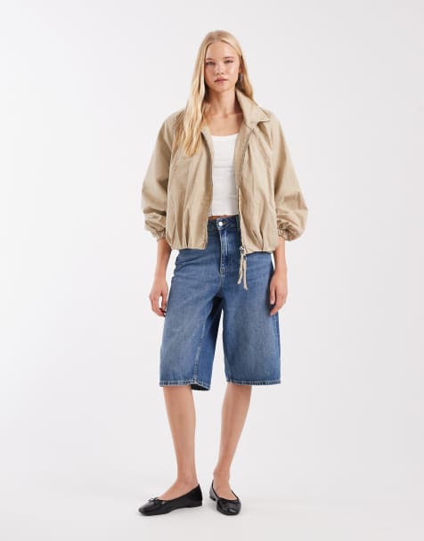Free People Chelsea jacket in oatmeal - view 1