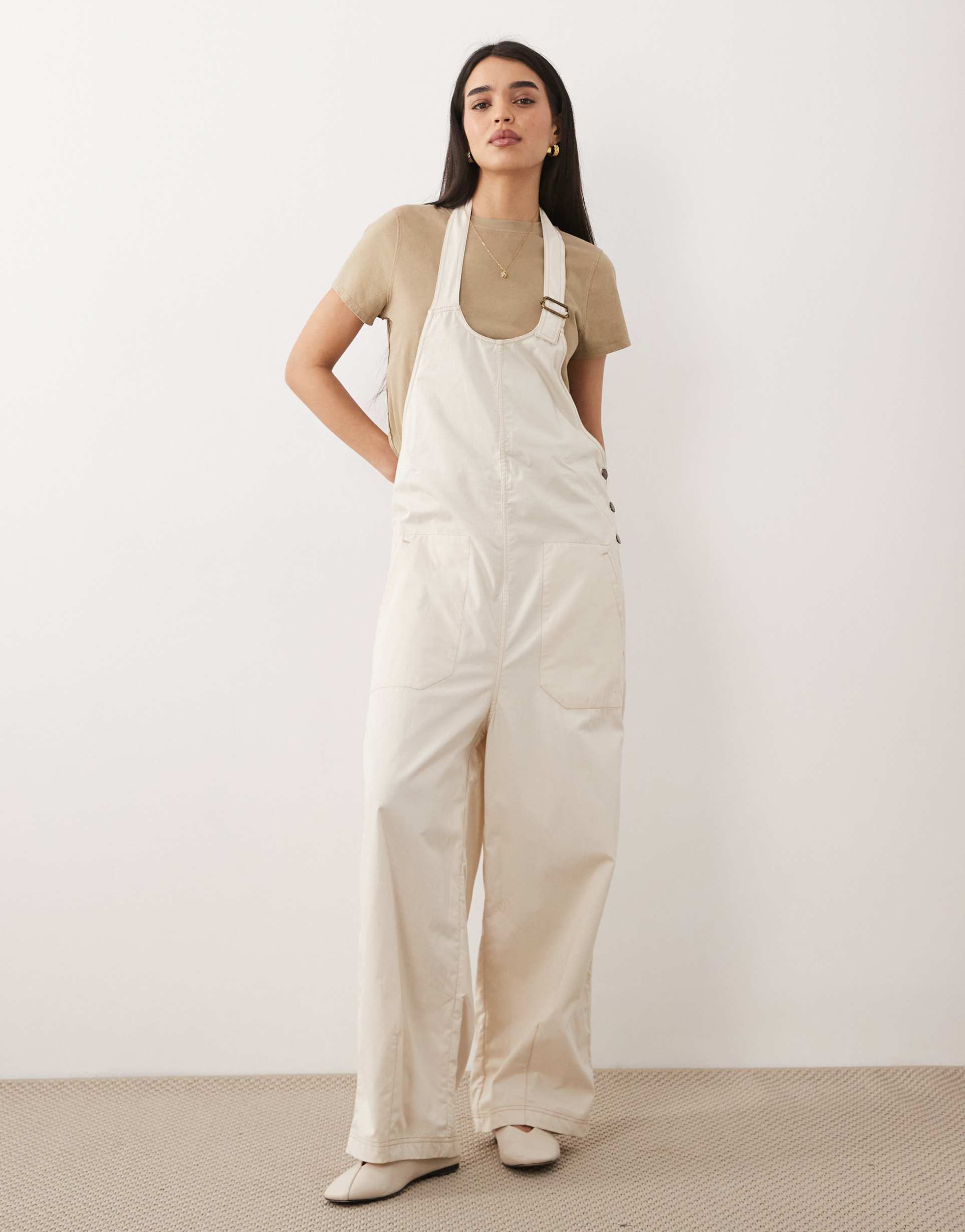 free people chuck on overalls in tea